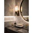 Load image into Gallery viewer, Twist Tapered Alabaster Wall Sconce
