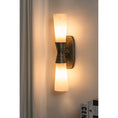 Load image into Gallery viewer, Twist Tapered Alabaster Wall Sconce
