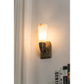 Load image into Gallery viewer, Twist Tapered Alabaster Wall Sconce
