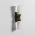 Load image into Gallery viewer, Twist Tapered Alabaster Wall Sconce
