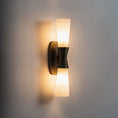 Load image into Gallery viewer, Twist Tapered Alabaster Wall Sconce
