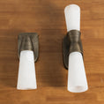 Load image into Gallery viewer, Twist Tapered Alabaster Wall Sconce
