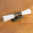 Load image into Gallery viewer, Twist Tapered Alabaster Wall Sconce
