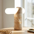 Load image into Gallery viewer, VIA Travertine Table Lamp
