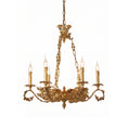 Load image into Gallery viewer, Valcourt Brass Scroll Chandelier
