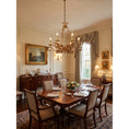 Load image into Gallery viewer, Valcourt Brass Scroll Chandelier
