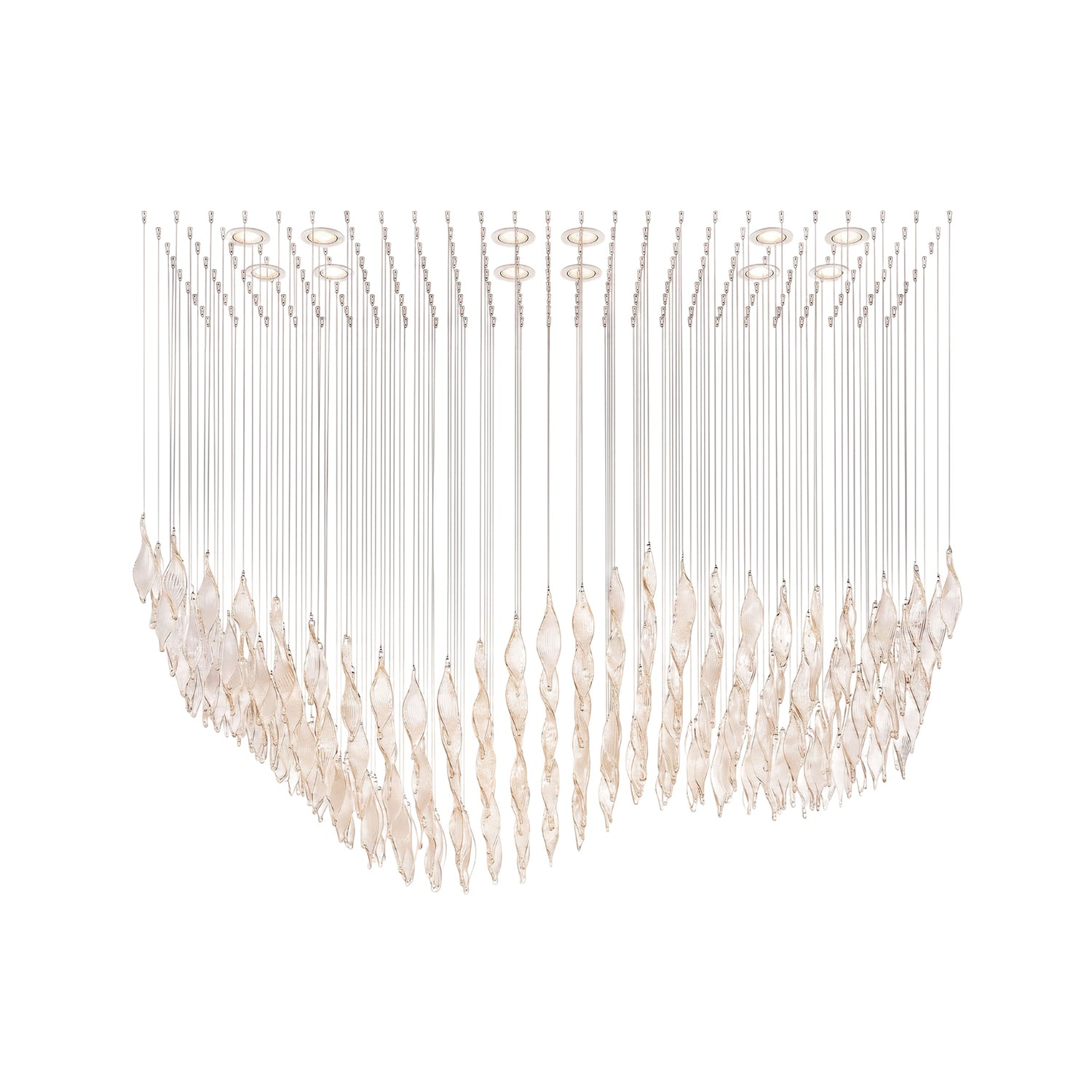 Vega Glass Chandelier
