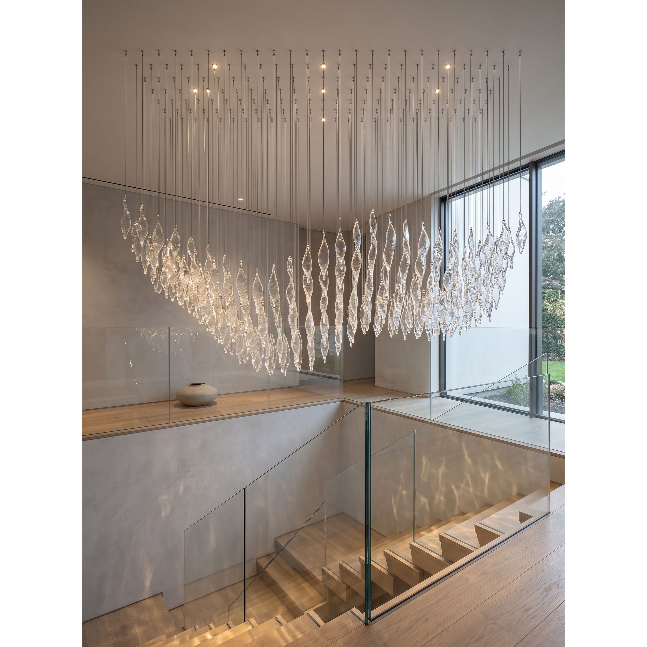 Vega Glass Chandelier