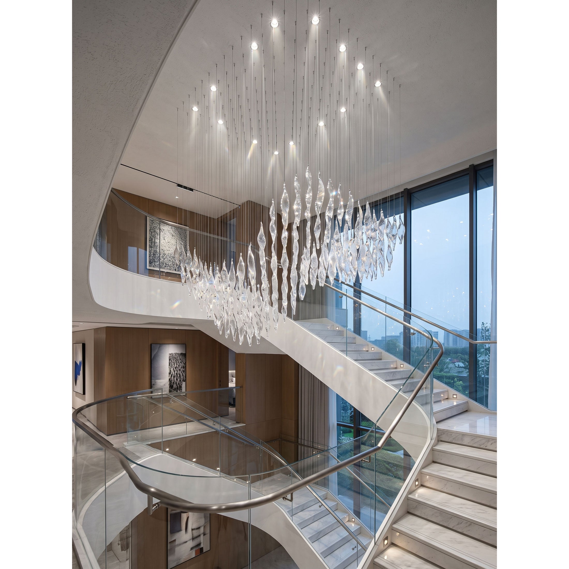 Vega Glass Chandelier