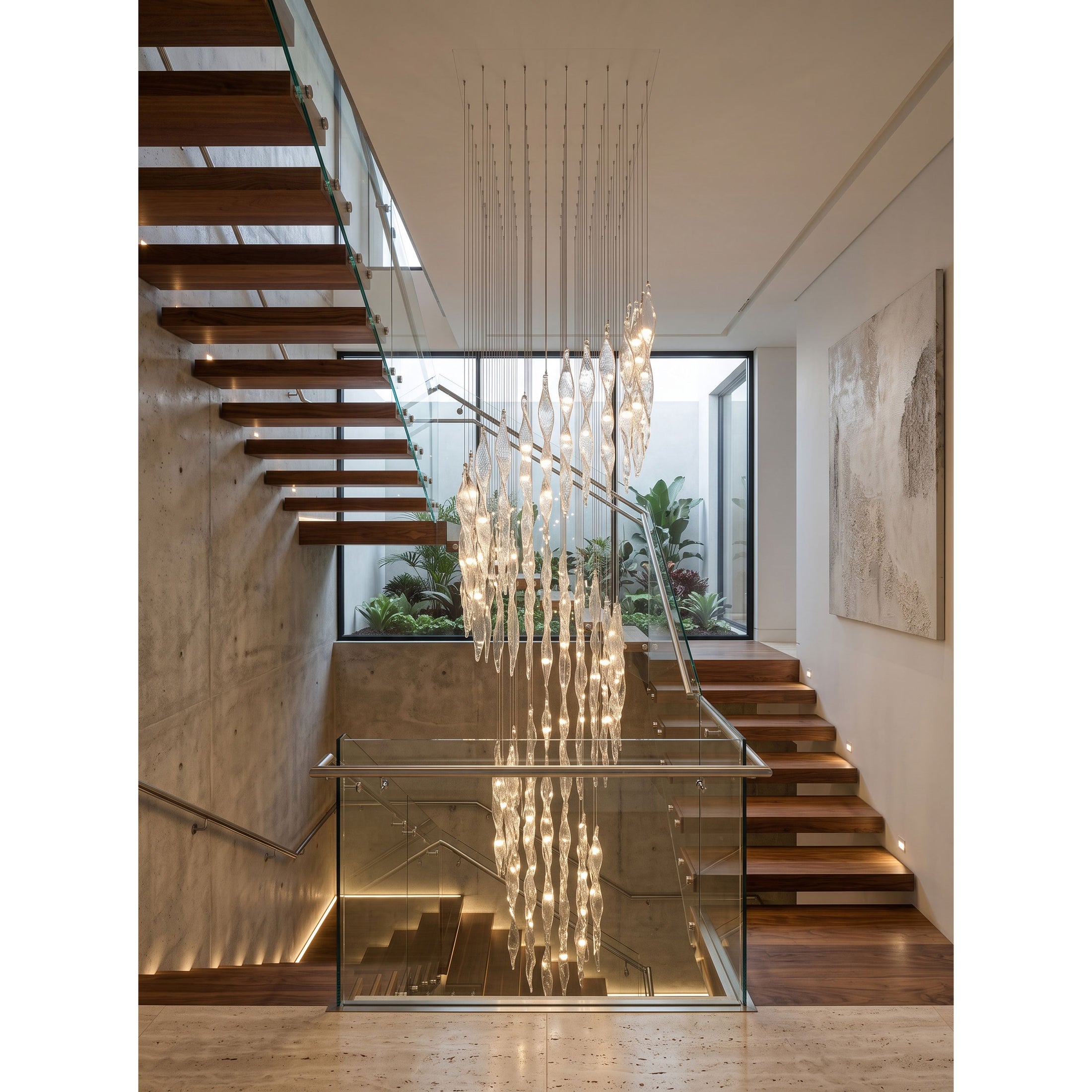 Vega Glass Chandelier