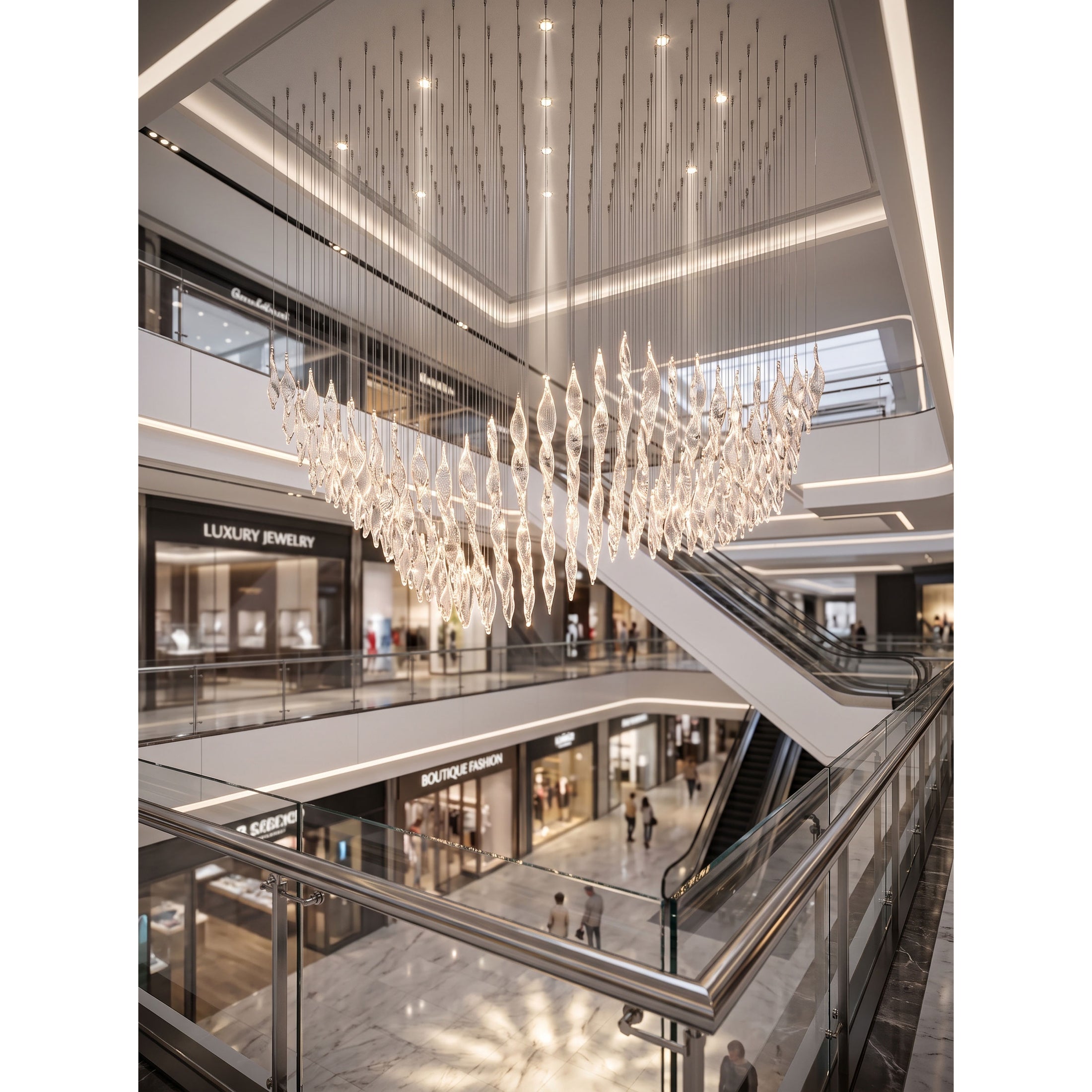 Vega Glass Chandelier