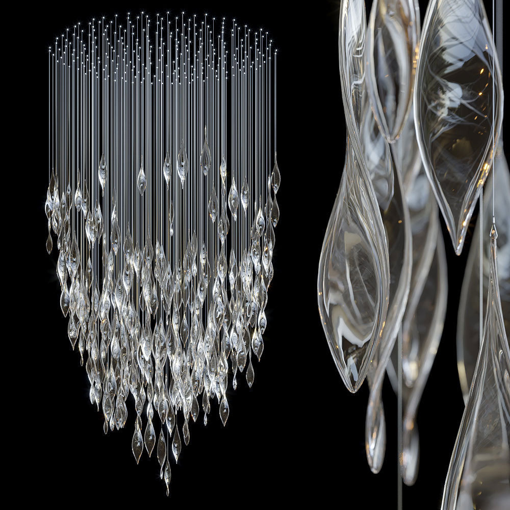 Vega Glass Chandelier