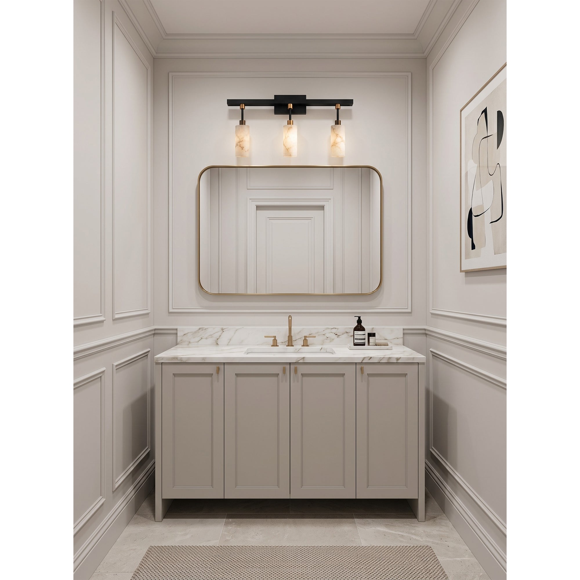 Velcora Alabaster Wall Sconce