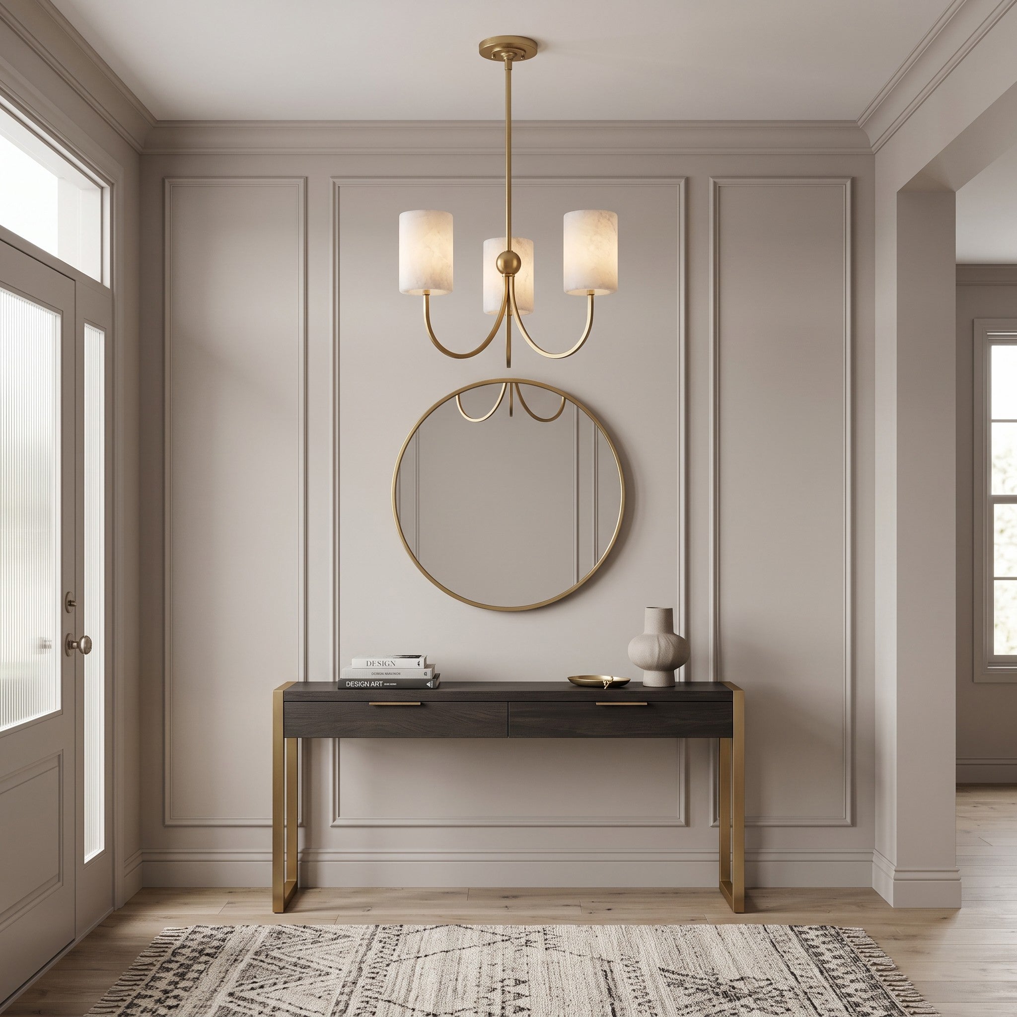 Velmora Alabaster Chandelier