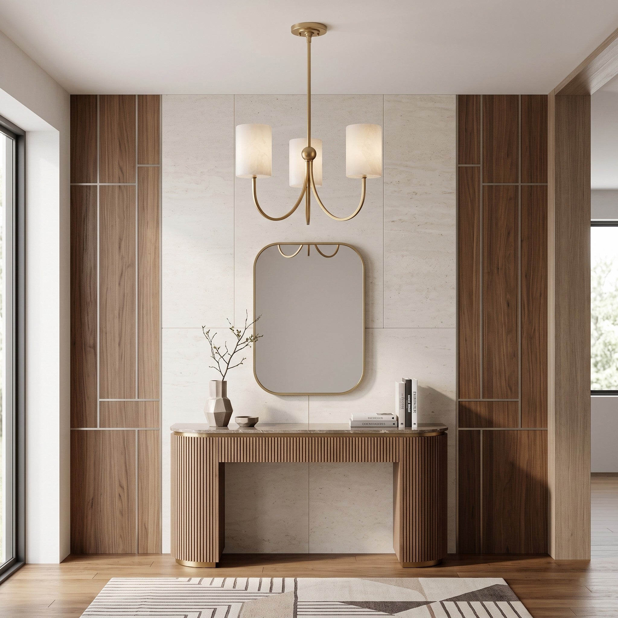 Velmora Alabaster Chandelier