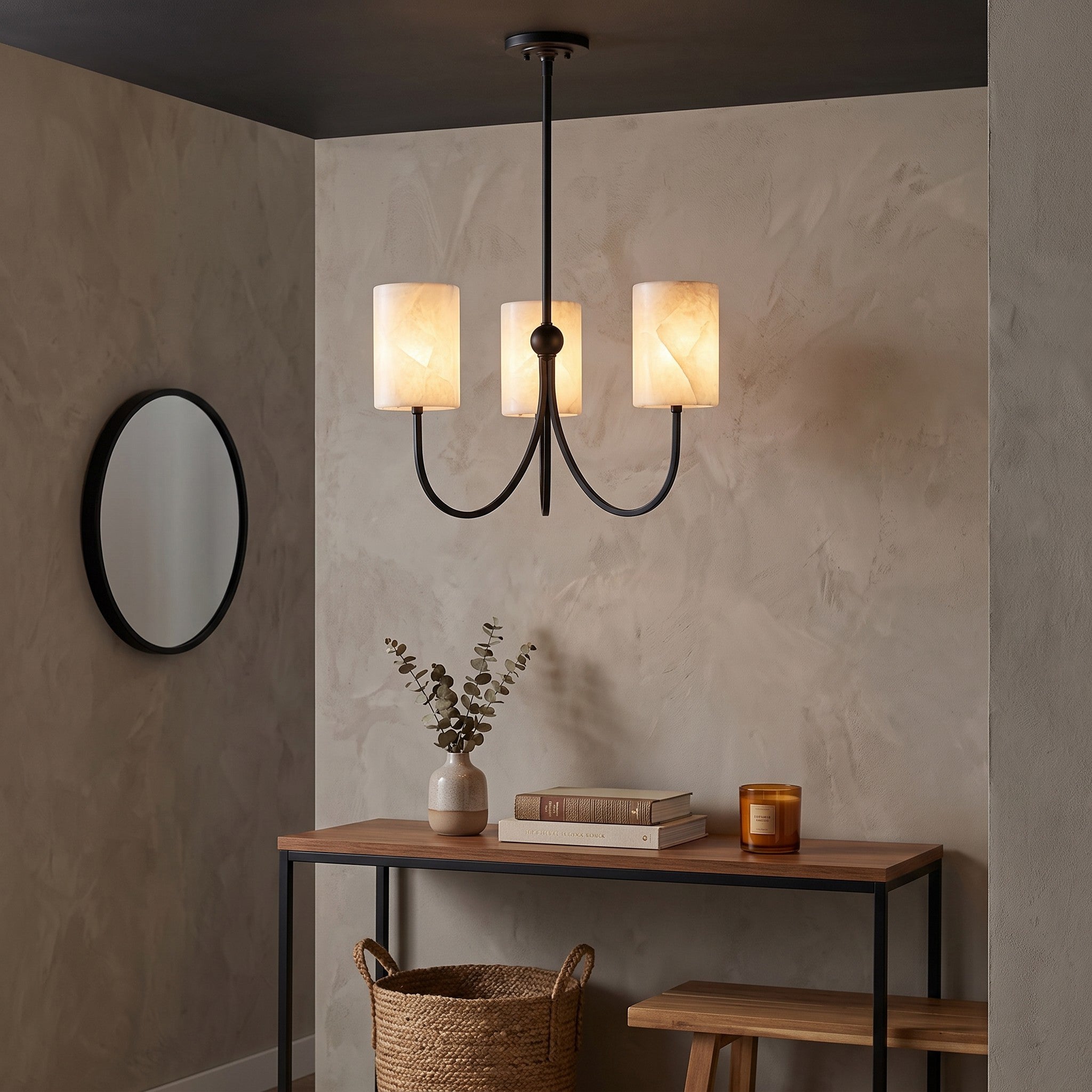 Velmora Alabaster Chandelier