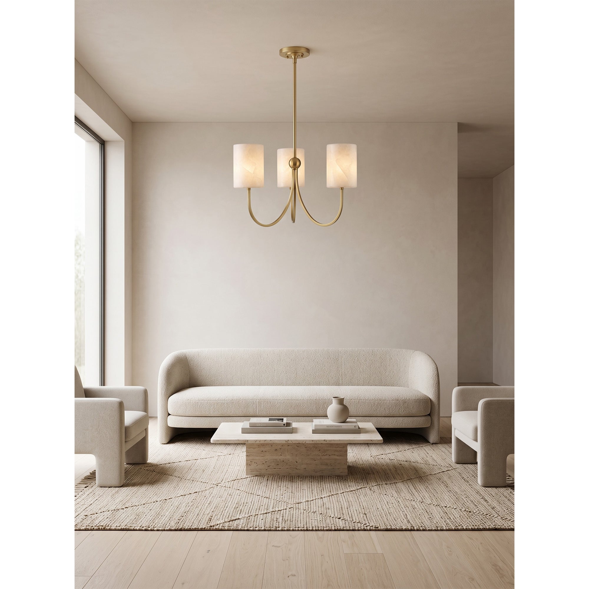 Velmora Alabaster Chandelier