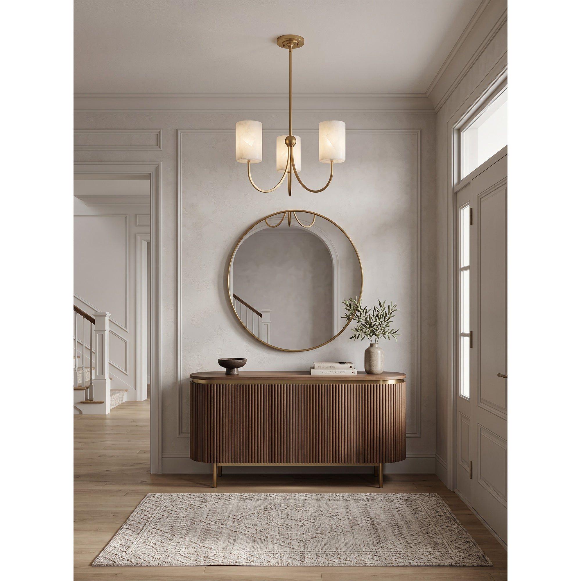 Velmora Alabaster Chandelier