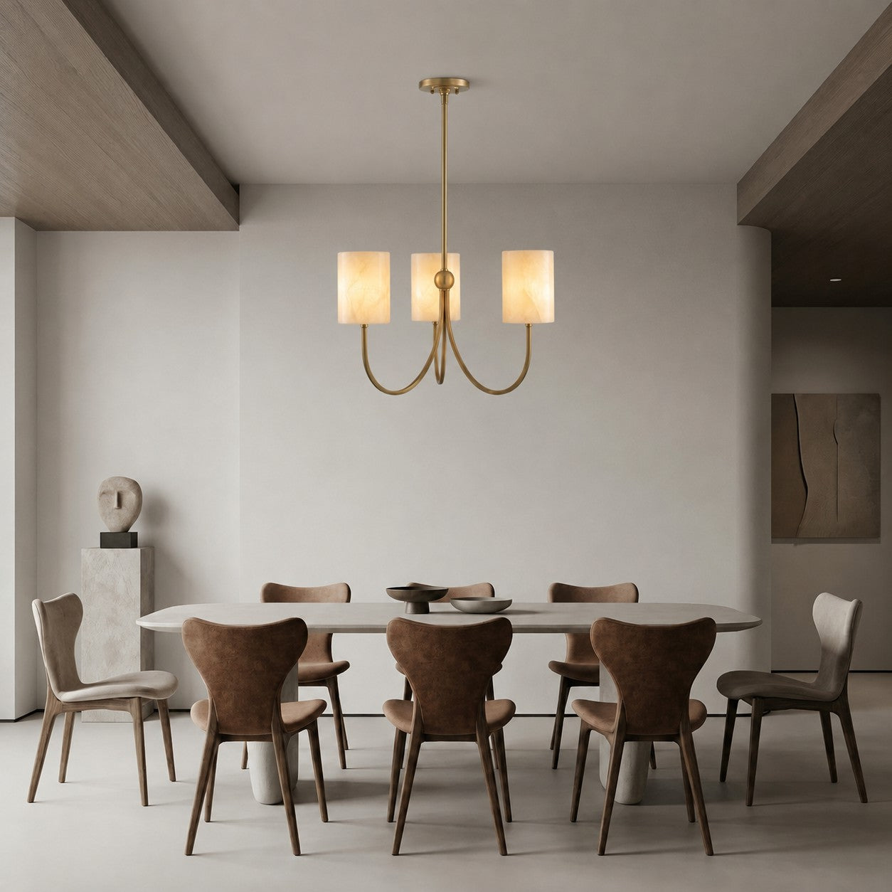 Velmora Alabaster Chandelier