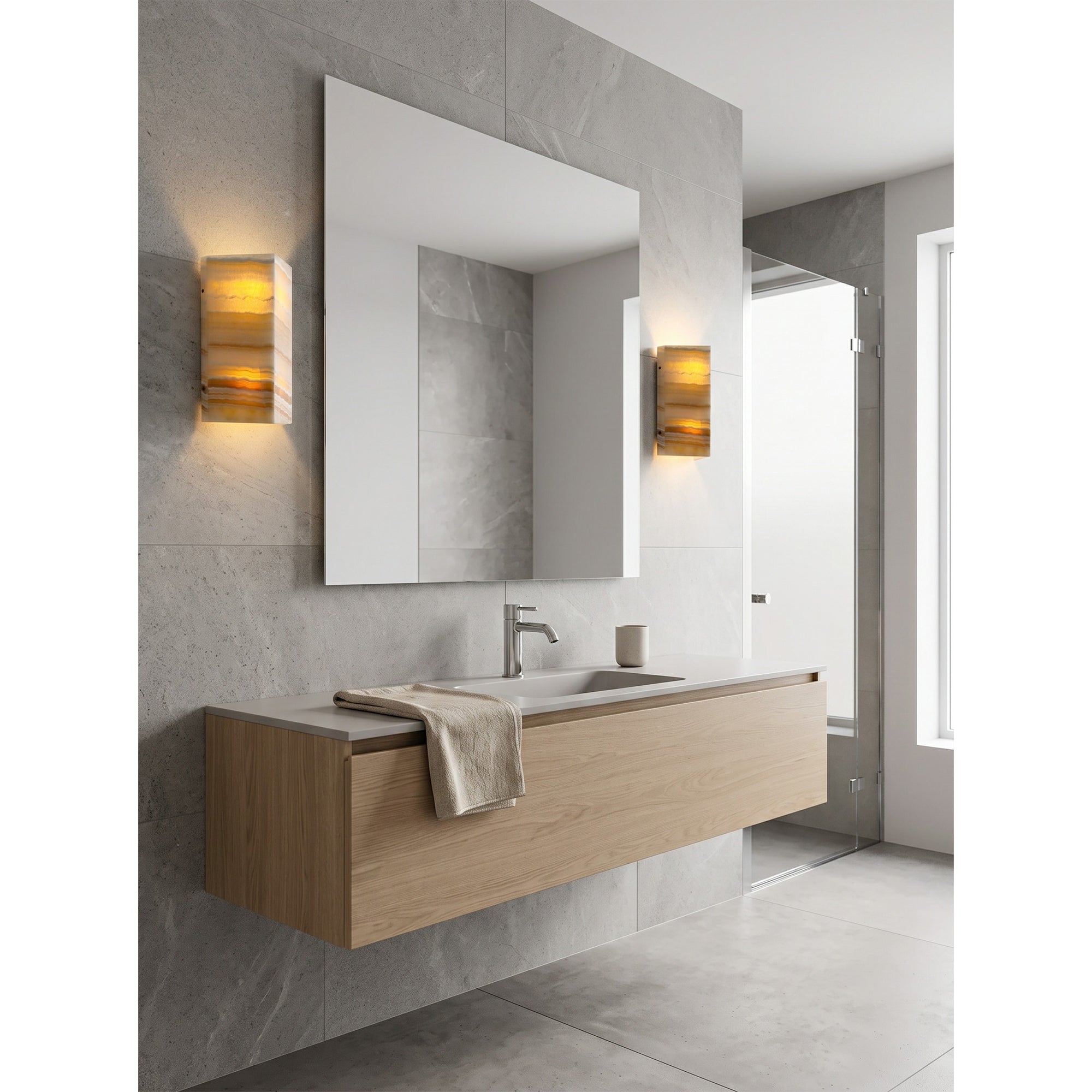 Velorin Onyx Wall Sconce