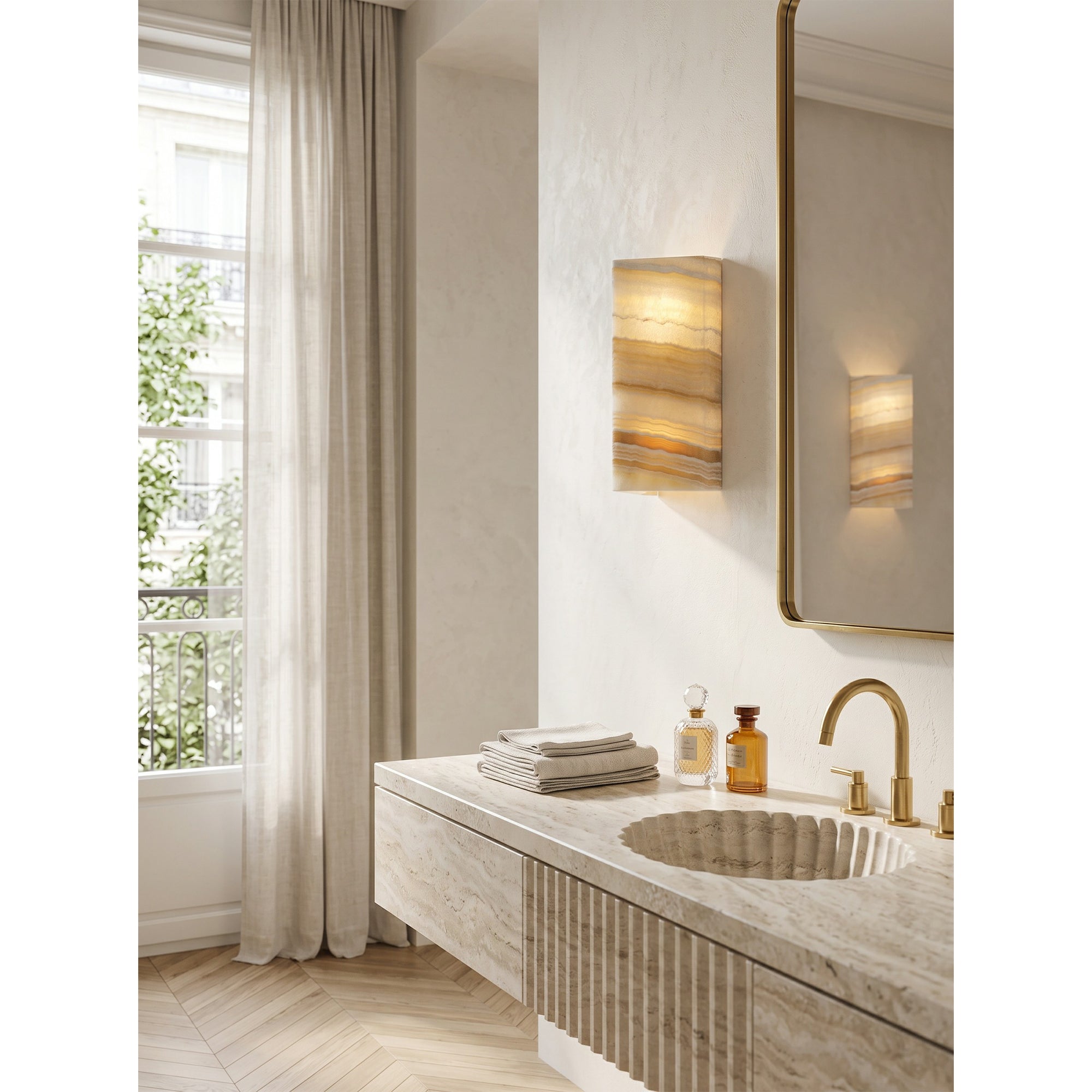 Velorin Onyx Wall Sconce