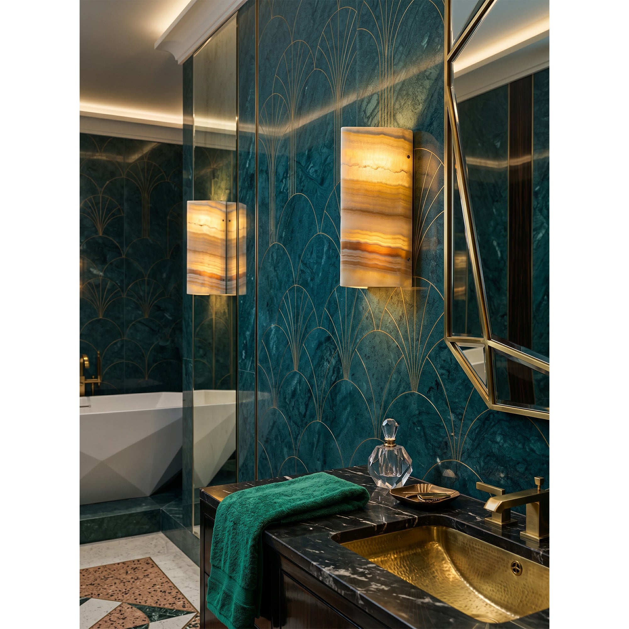 Velorin Onyx Wall Sconce