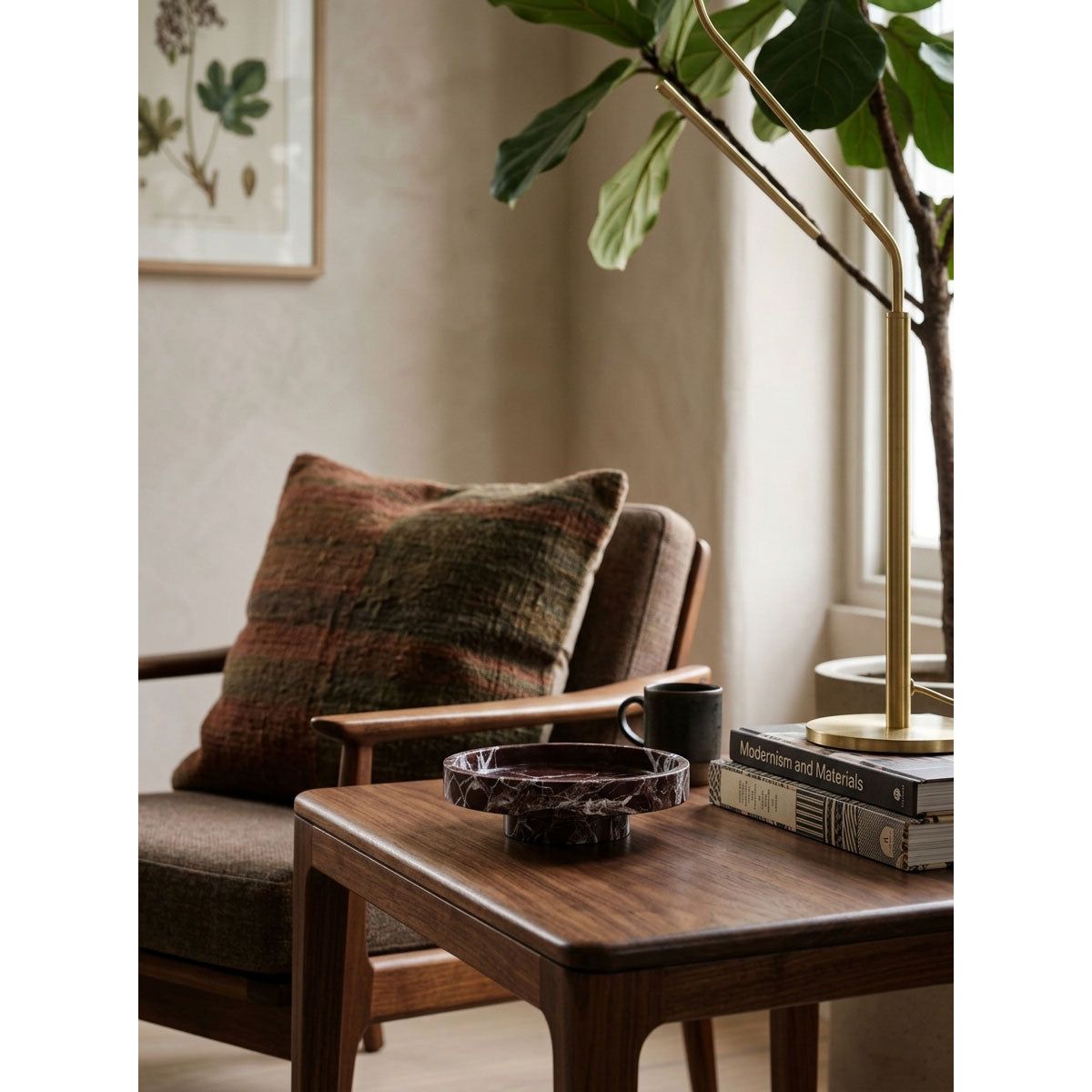 Verona Stone Pedestal Bowl