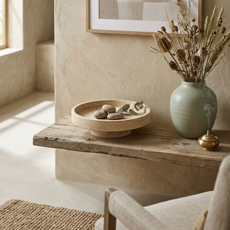 Verona Stone Pedestal Bowl