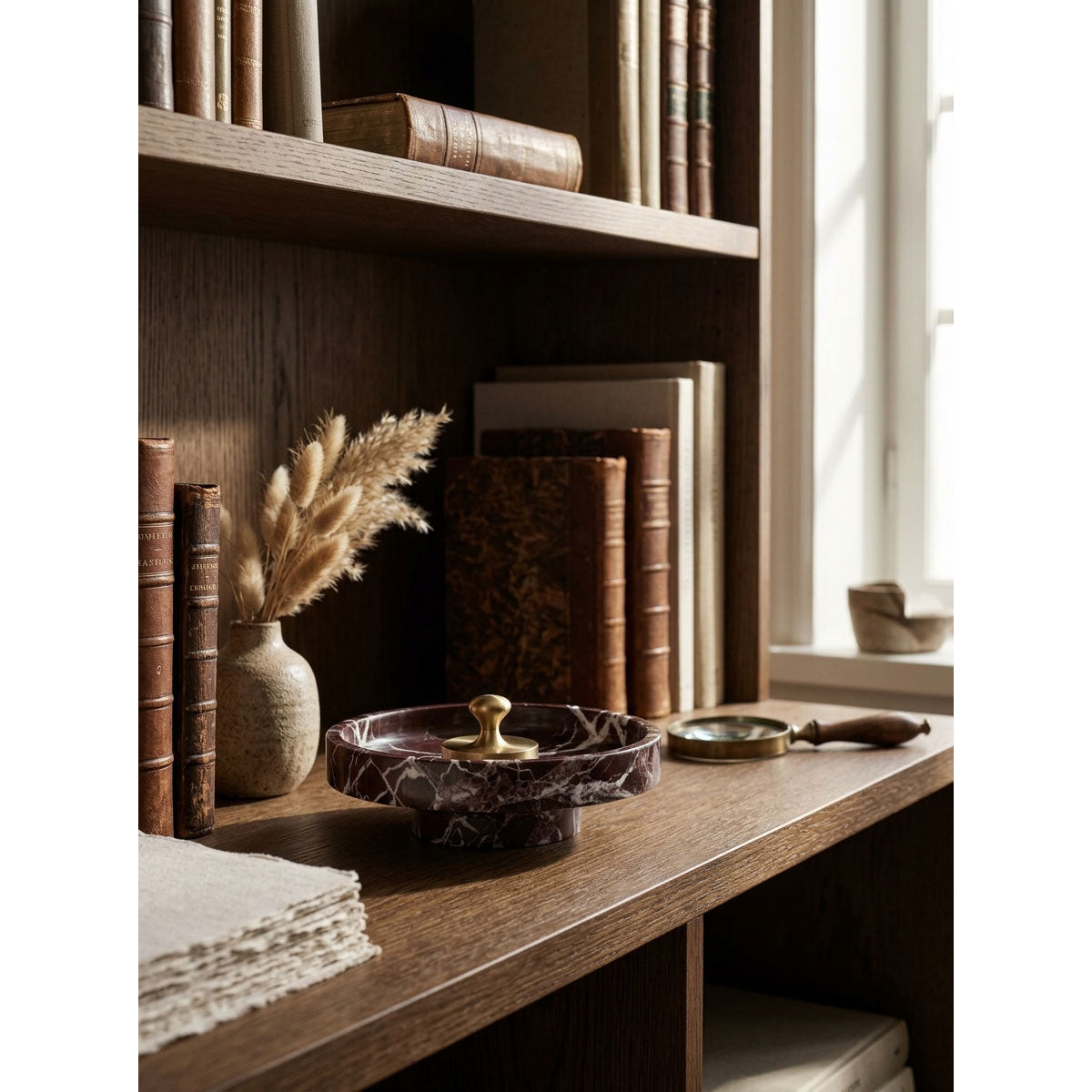 Verona Stone Pedestal Bowl