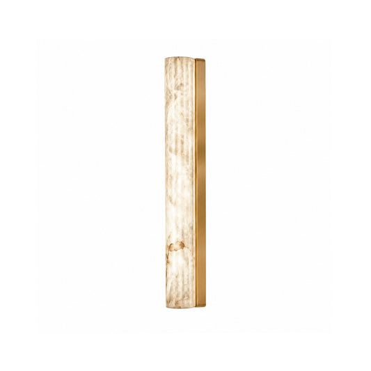 Vertical Alabaster Roller Wall Sconce