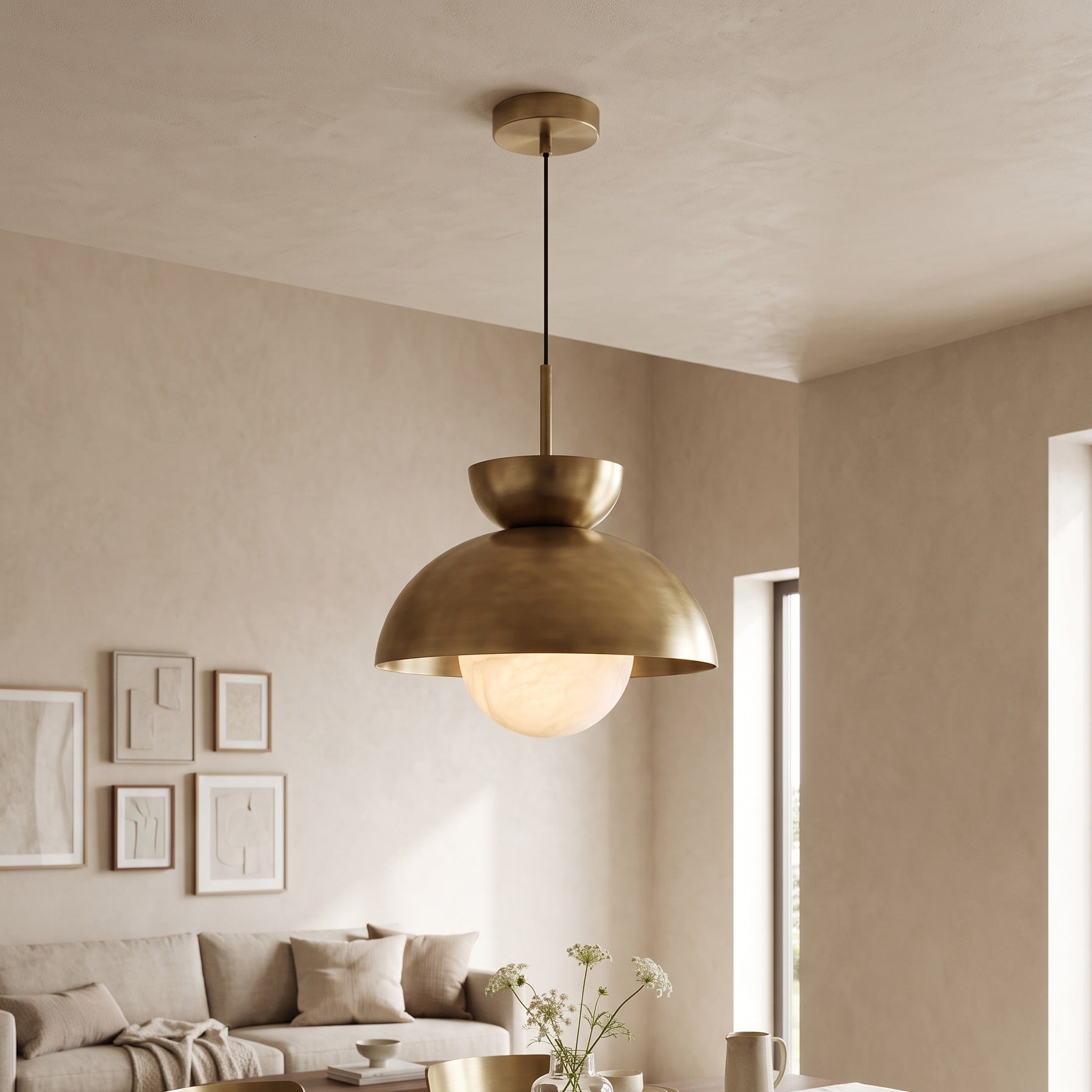 Volo Alabaster Pendant Lamp