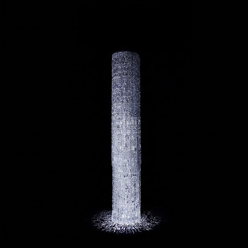 Waterfall Pillar Crystal Chandelier