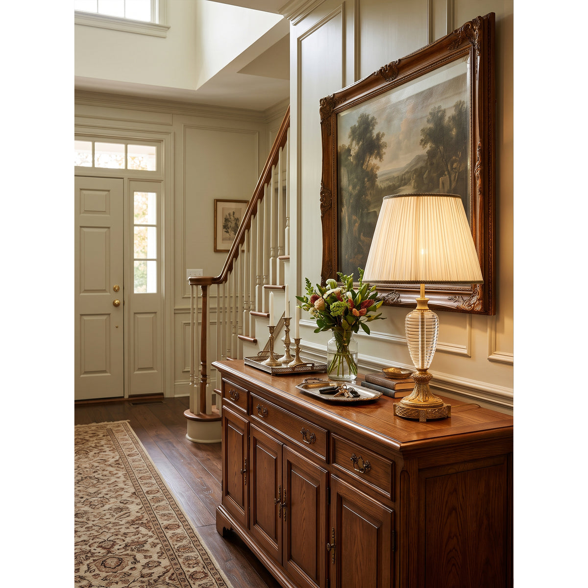 Waverly Crystal Baluster Table Lamp