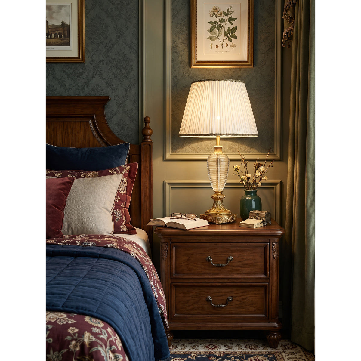 Waverly Crystal Baluster Table Lamp