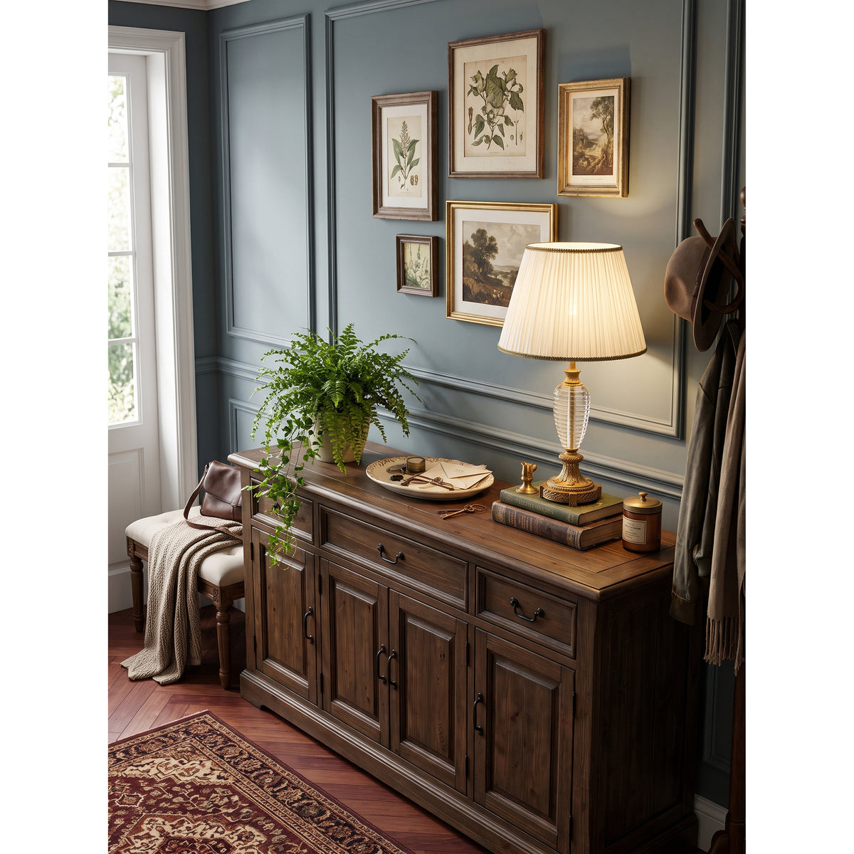 Waverly Crystal Baluster Table Lamp