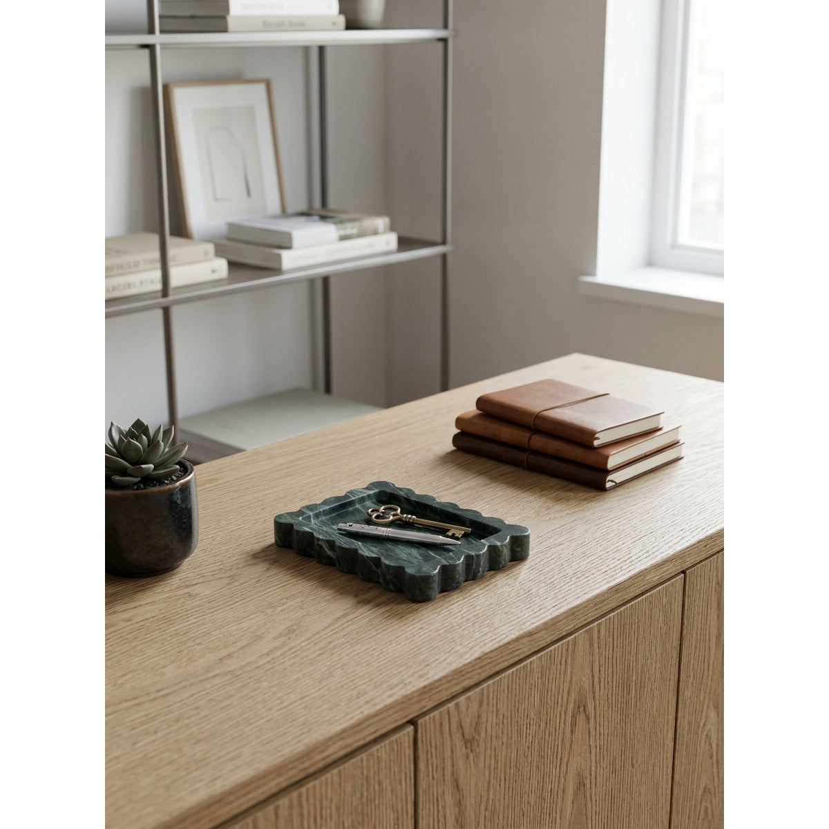 Wavy Stone Catchall Tray