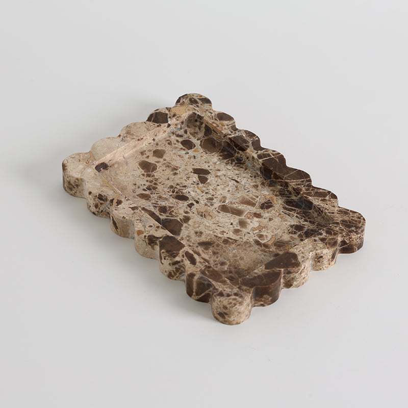 Wavy Stone Catchall Tray