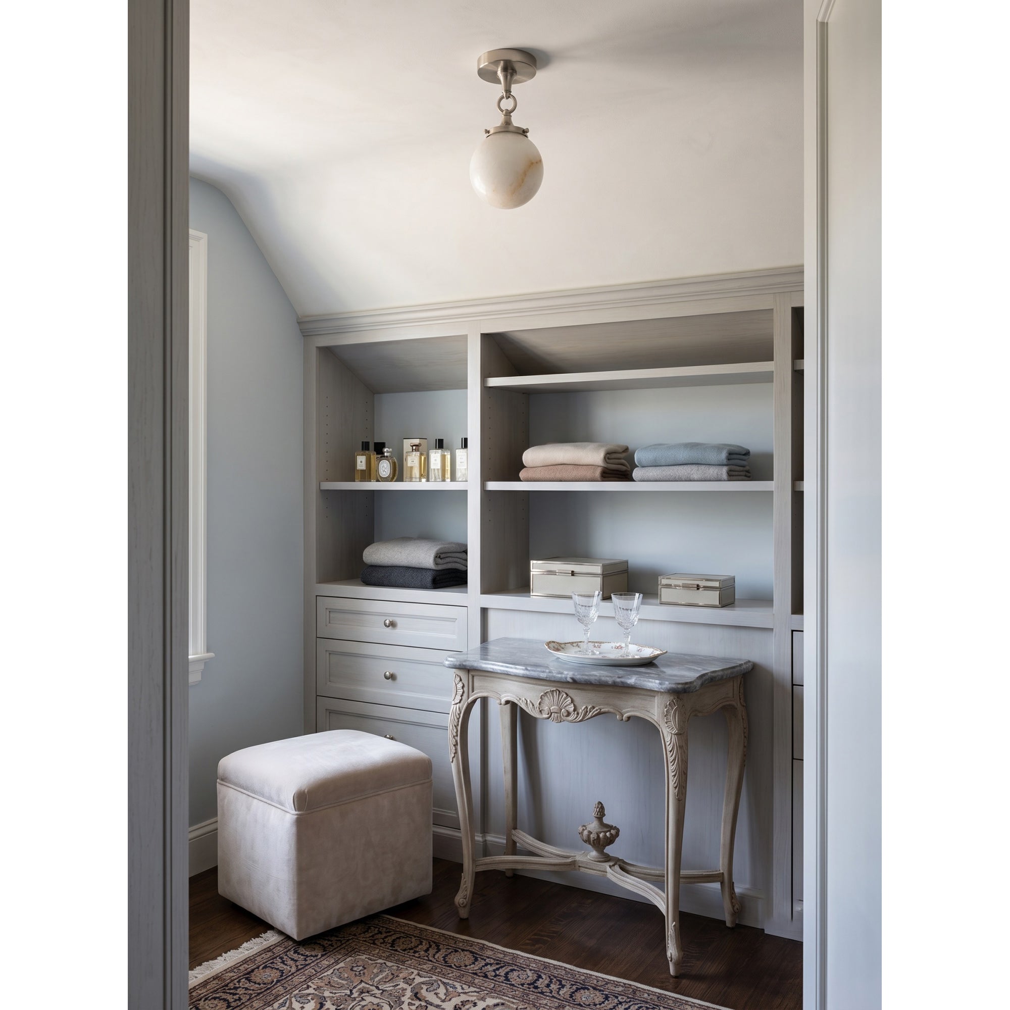 Wildwood Alabaster Semi-Flush Mount