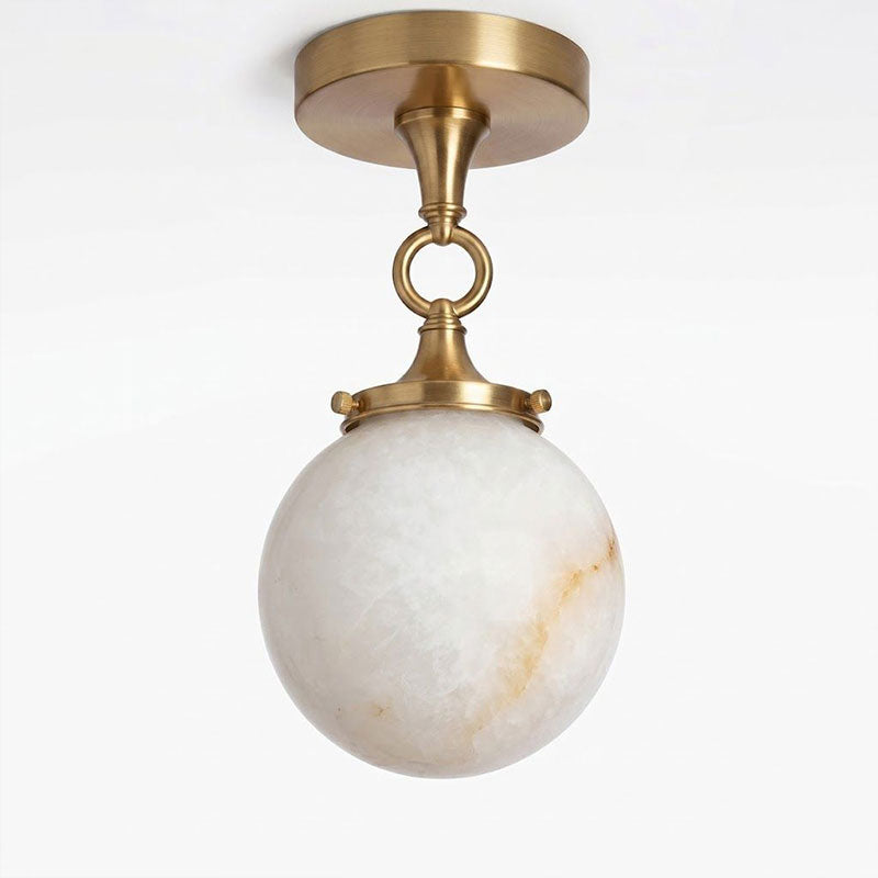 Wildwood Alabaster Semi-Flush Mount