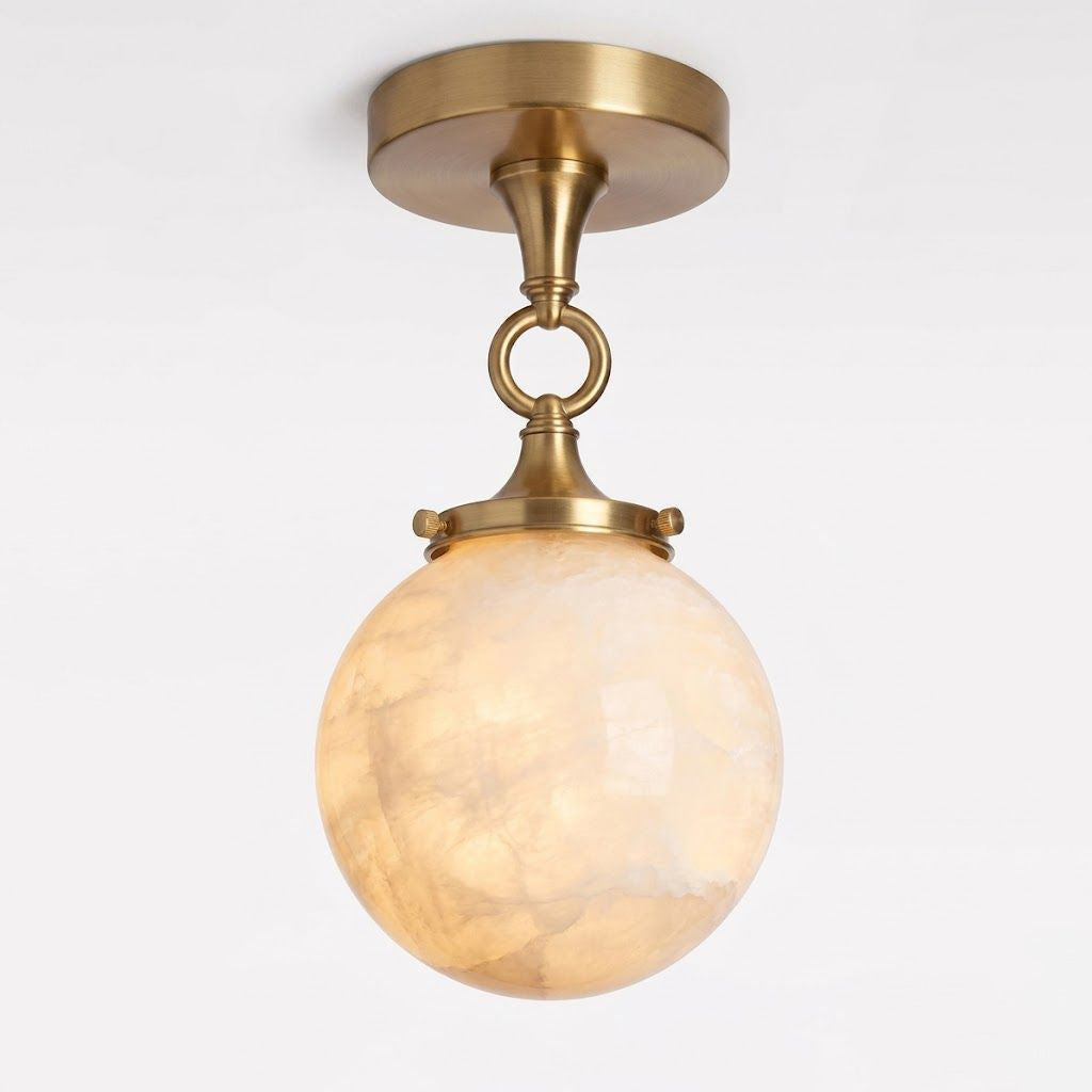 Wildwood Alabaster Semi-Flush Mount
