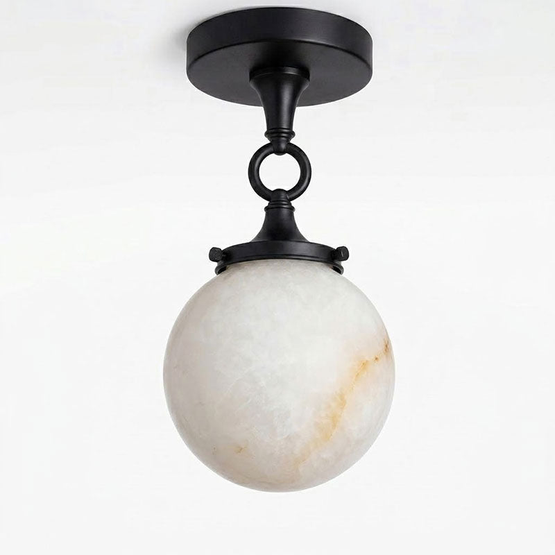 Wildwood Alabaster Semi-Flush Mount