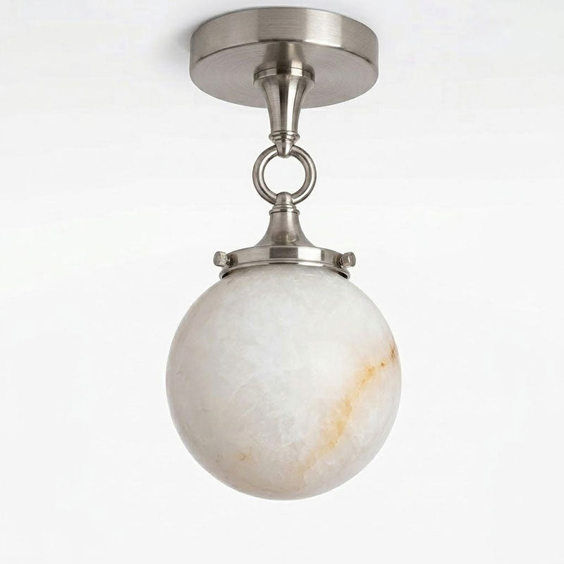 Wildwood Alabaster Semi-Flush Mount