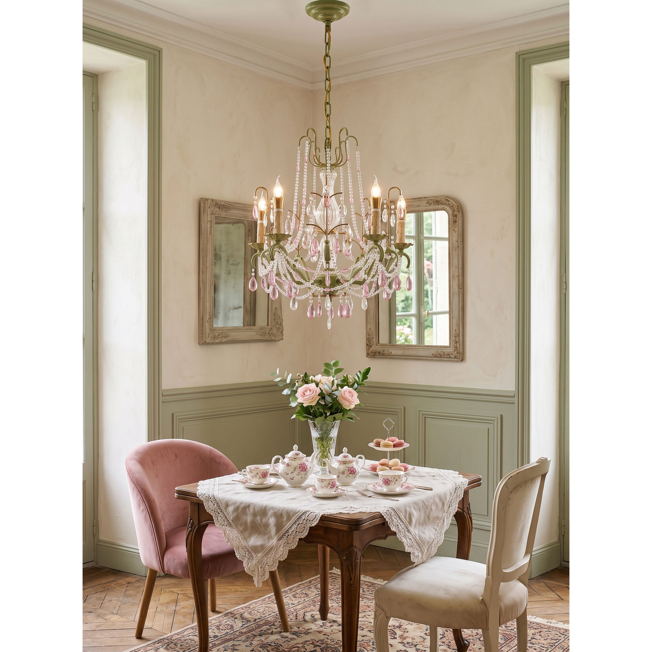Willow Park Crystal Chandelier