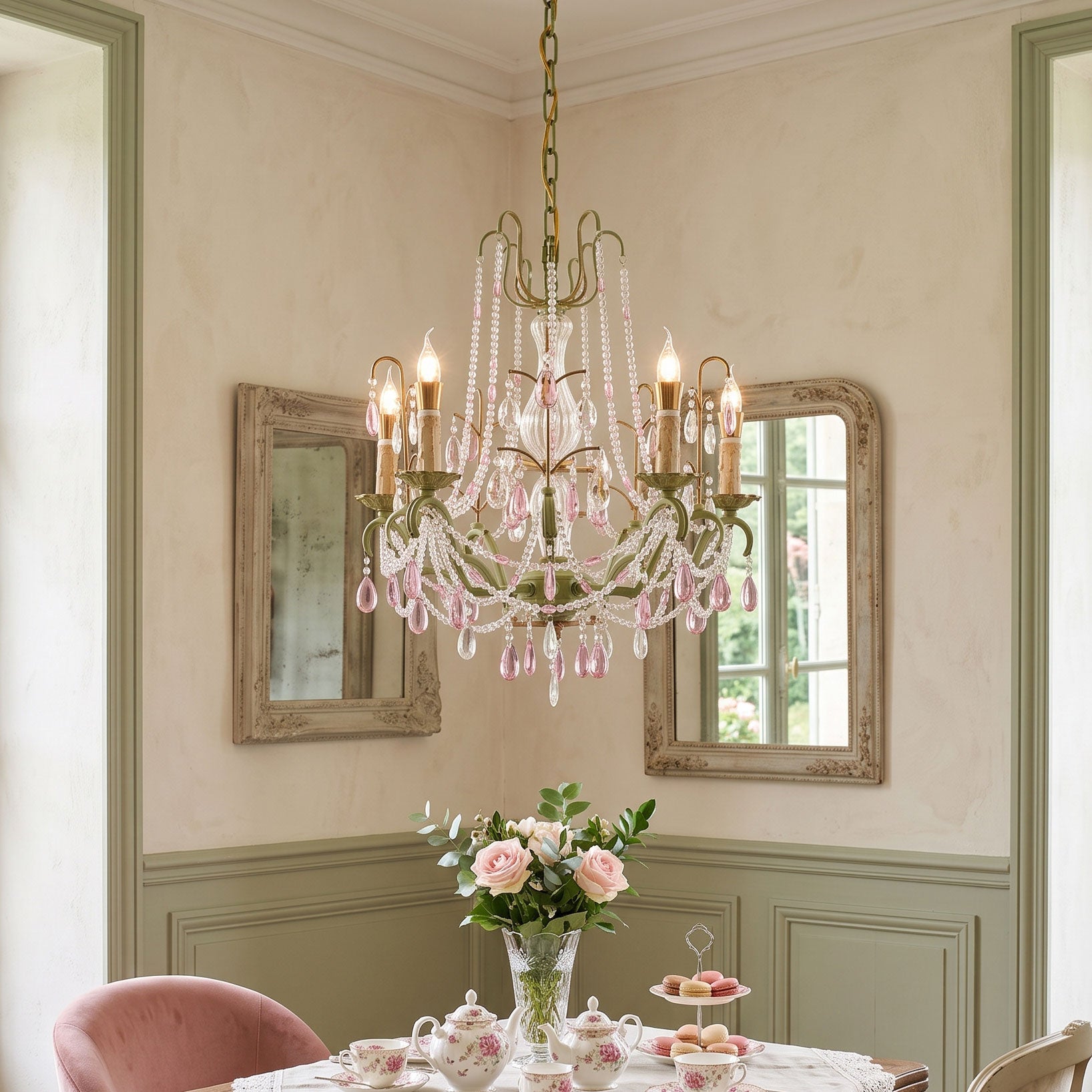 Willow Park Crystal Chandelier