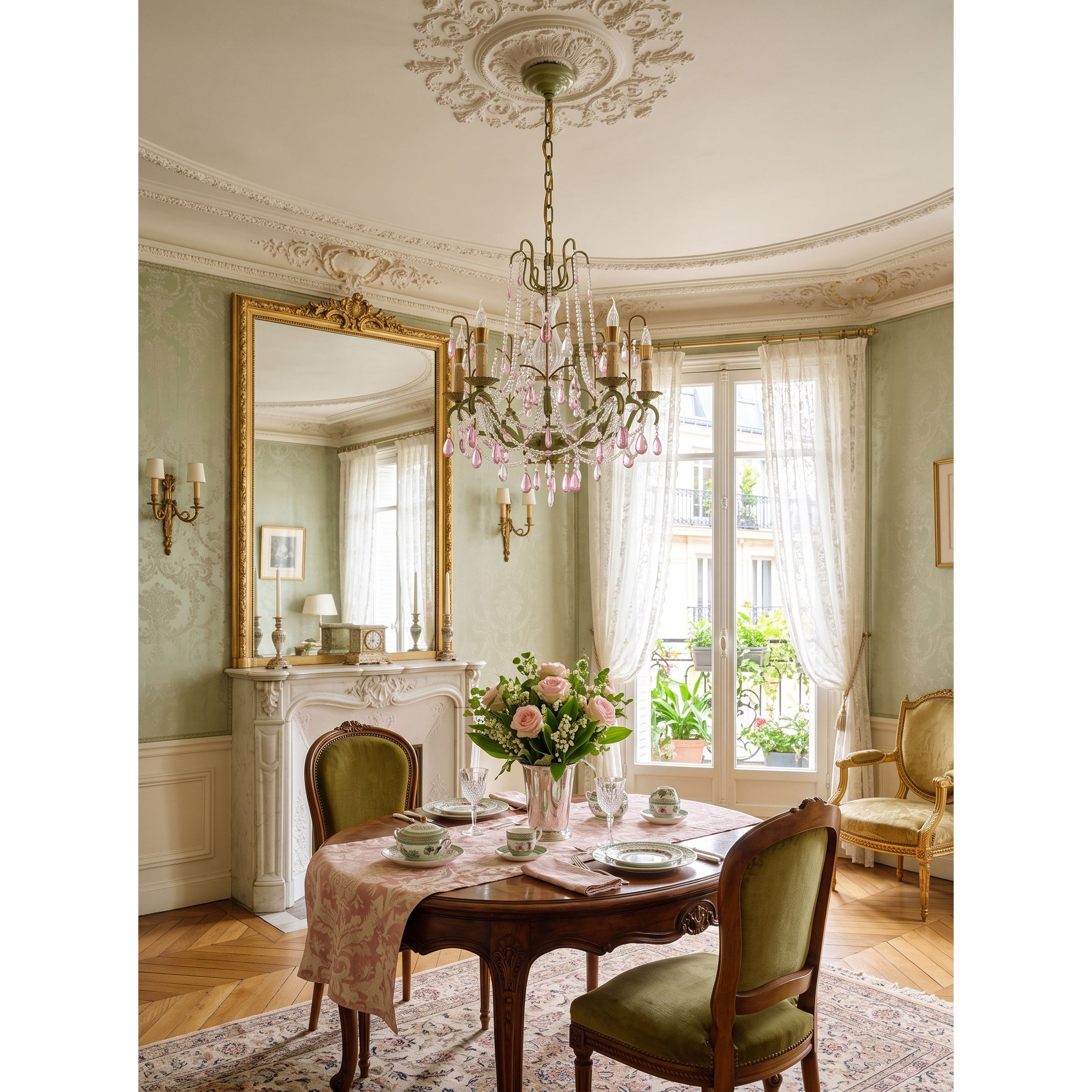Willow Park Crystal Chandelier