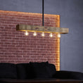 Bild in Galerie-Betrachter laden, Wood-beam Island Chandelier
