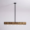 Bild in Galerie-Betrachter laden, Wood-beam Island Chandelier
