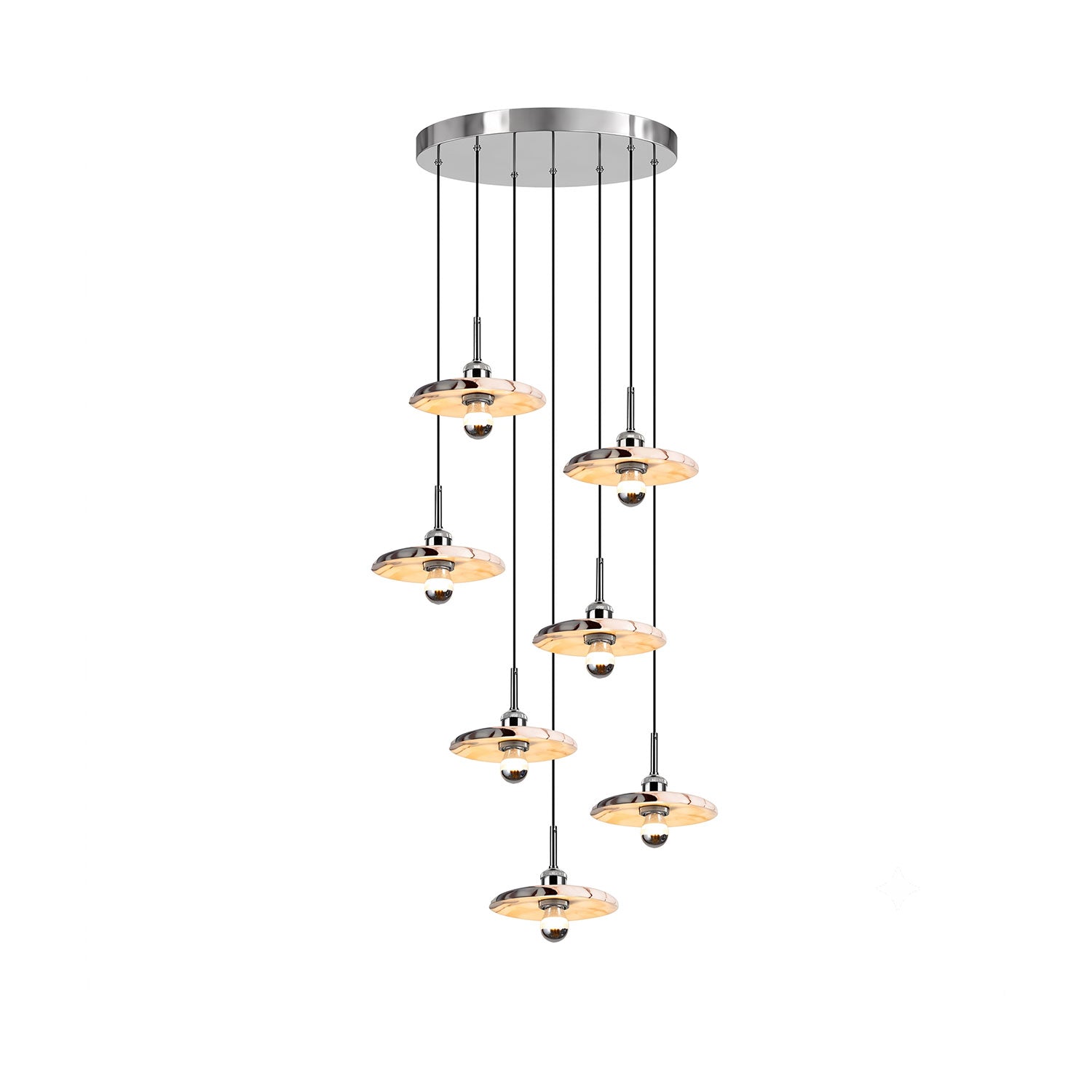 Zat Marble Cluster Chandelier