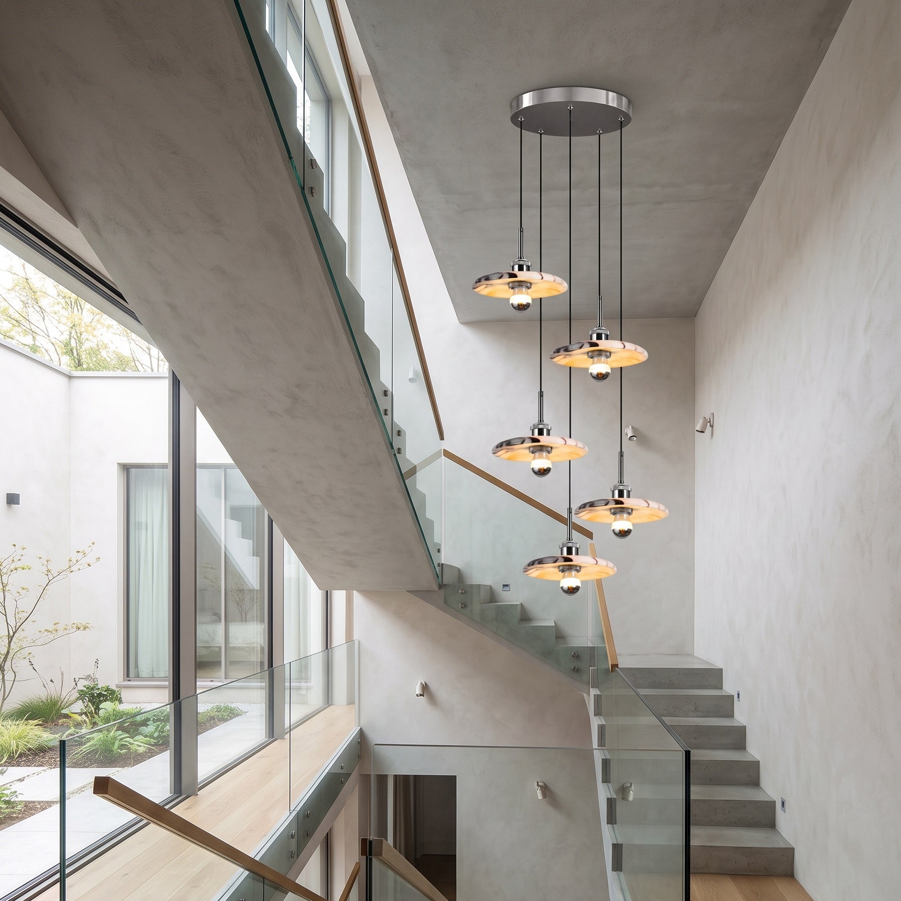 Zat Marble Cluster Chandelier