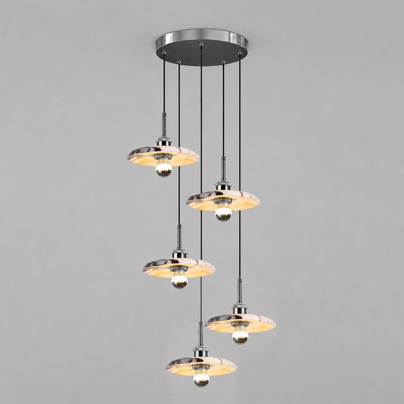 Zat Marble Cluster Chandelier